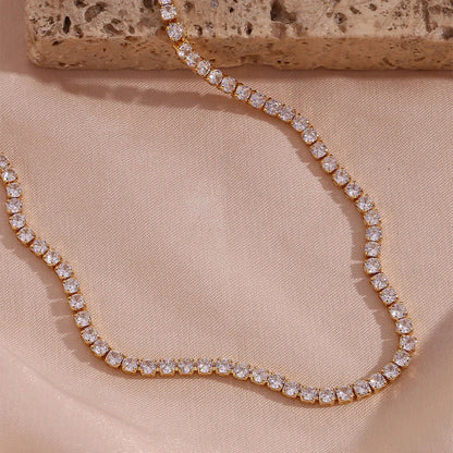 [Echo Fine]Isolde Diamond Tennis Necklace