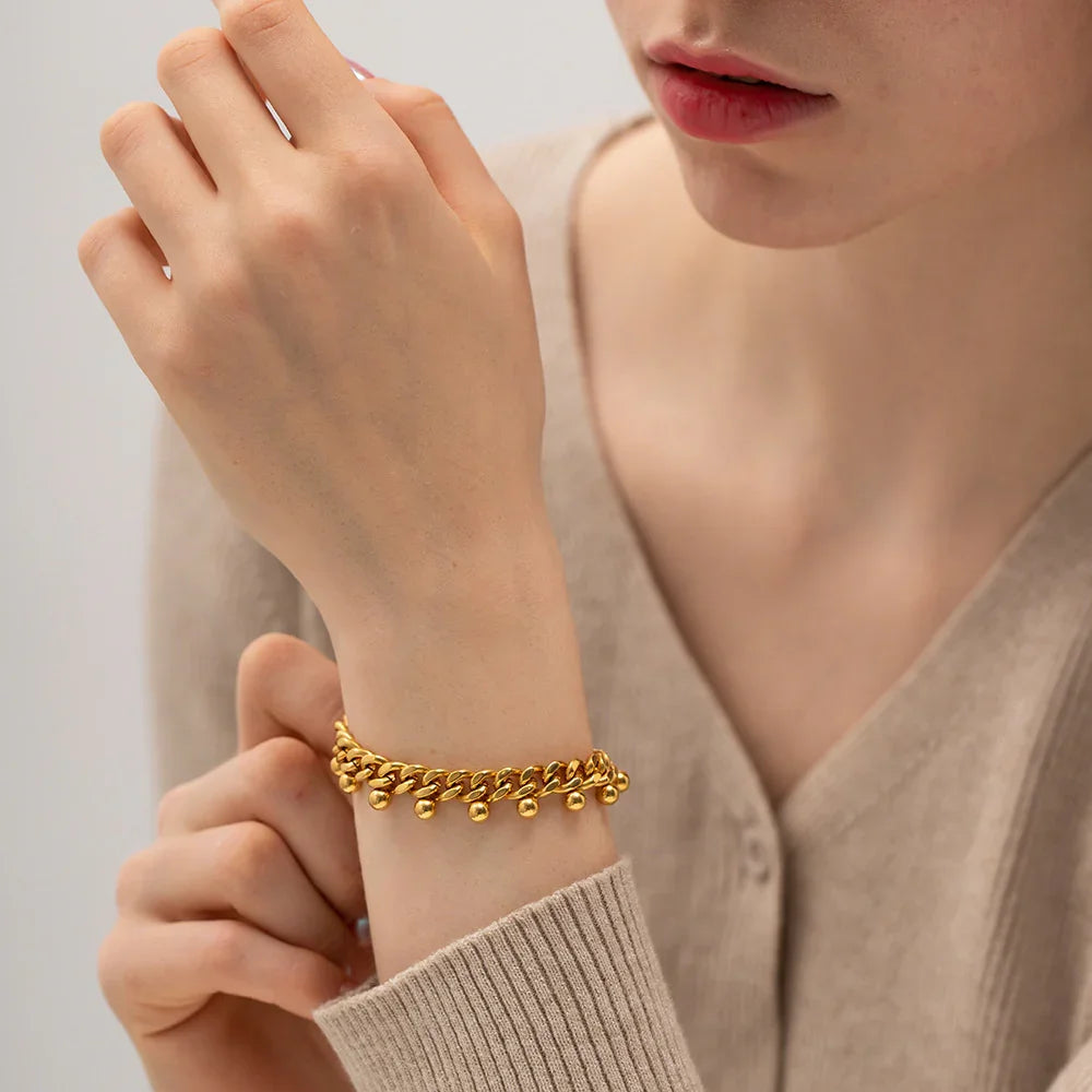 [Echo Fine]Felicity Gold Chain Bracelet