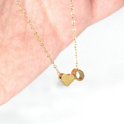 [Echo Fine]Ria Initial Letter Gold Necklace