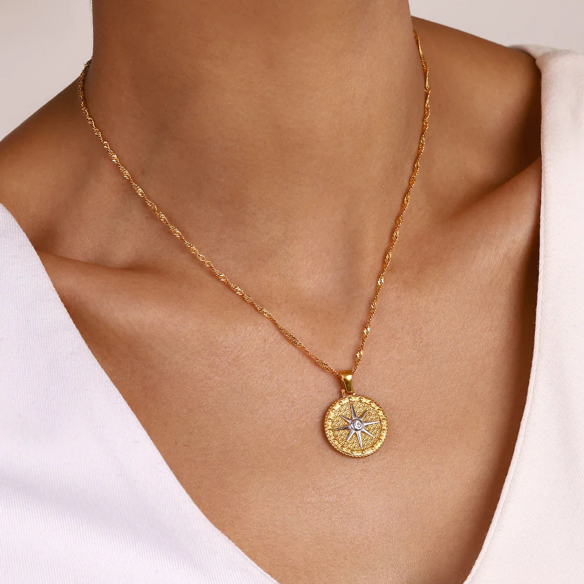 [Echo Fine]Parker Gold Star Pendant