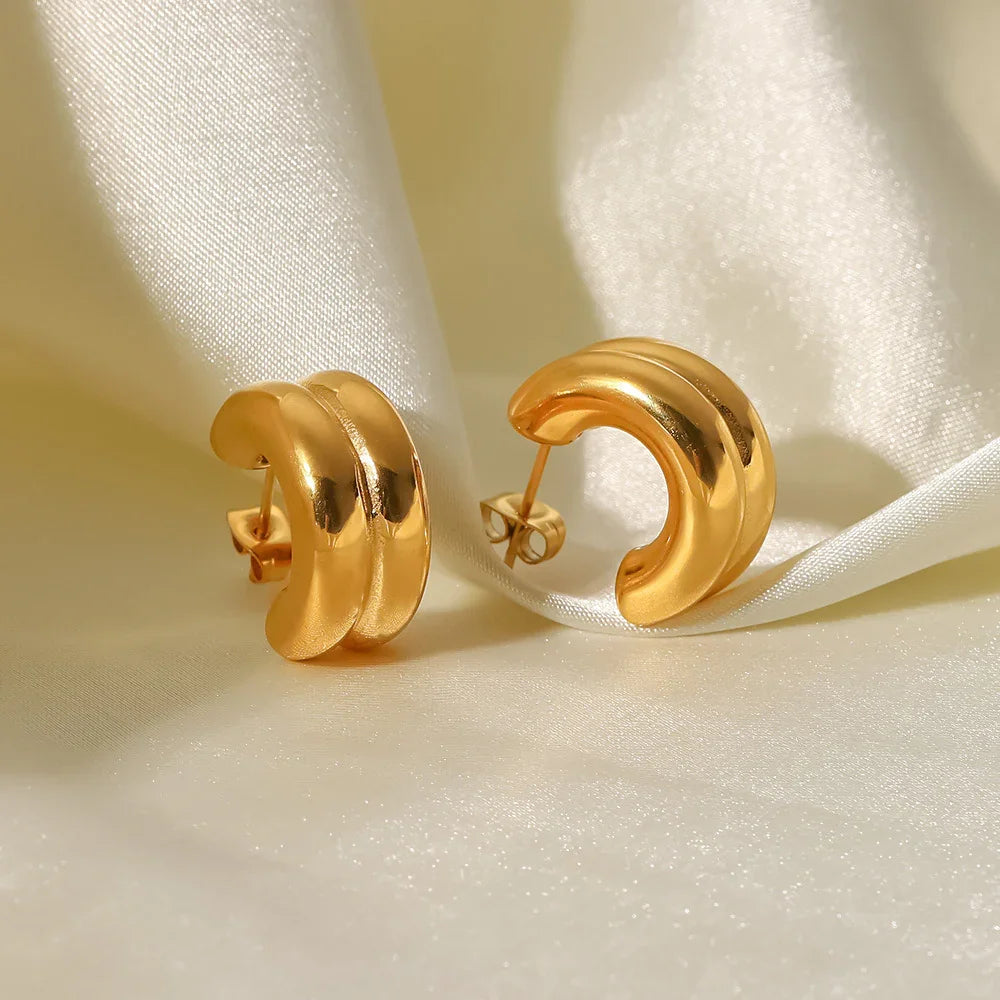 [Echo Fine]Henrietta Gold Earrings