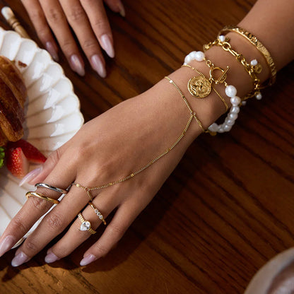 [Echo Fine]Mimi Golden Hand Chain