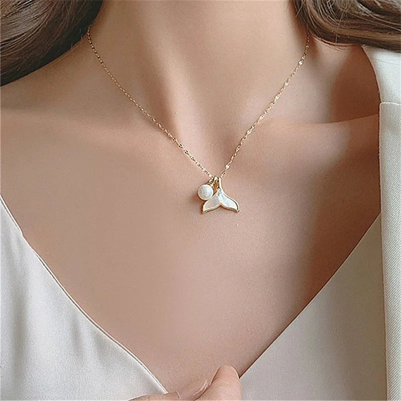 [Echo Fine]Mermaid Freshwater Pearl Necklace