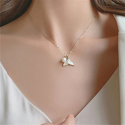 [Echo Fine]Mermaid Freshwater Pearl Necklace