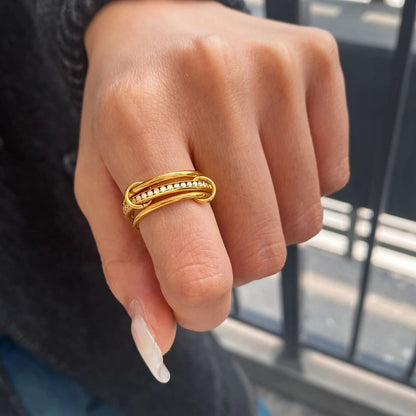 [Echo Fine]Divine Diamond Ring Stack