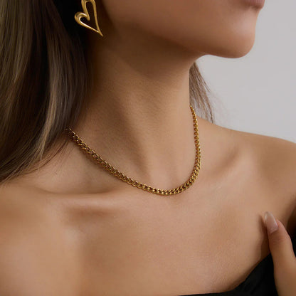 [Echo Fine]Ysolde Gold Chain Necklace