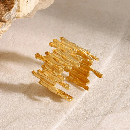 [Echo Fine]Zoella Abstract Gold Ring