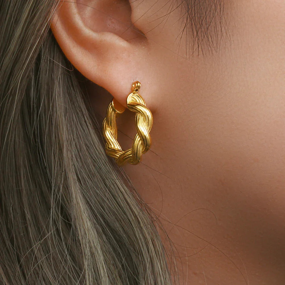 [Echo Fine]Layla Hoop Earrings