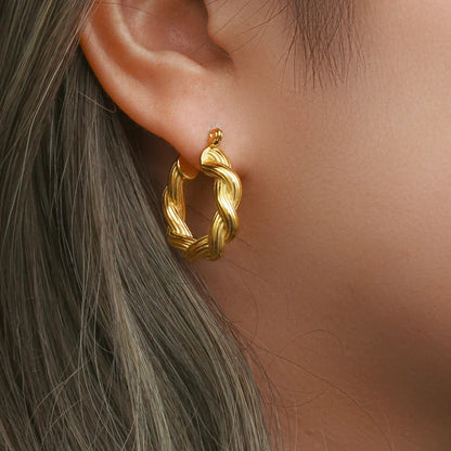 [Echo Fine]Layla Hoop Earrings