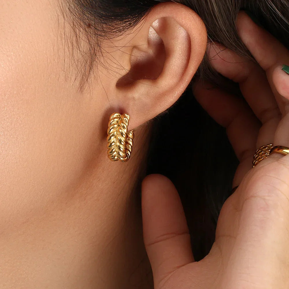 [Echo Fine]Arabella Braid Earrings