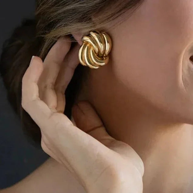 [Echo Fine]Floriana Gold Earrings