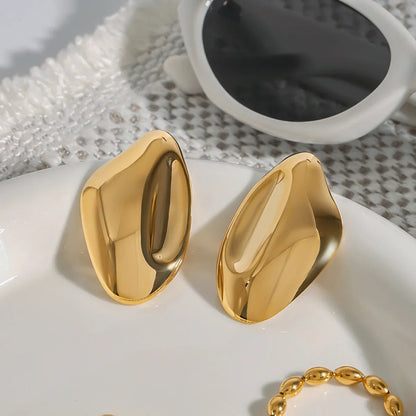 [Echo Fine]Zinnia Gold Earrings