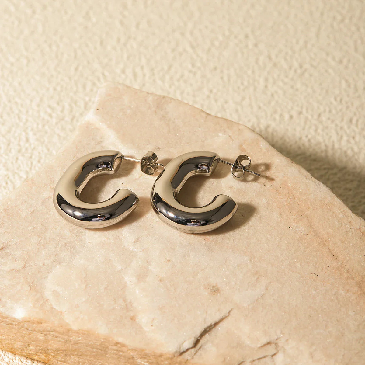 [Echo Fine]Alera Silver Hoops