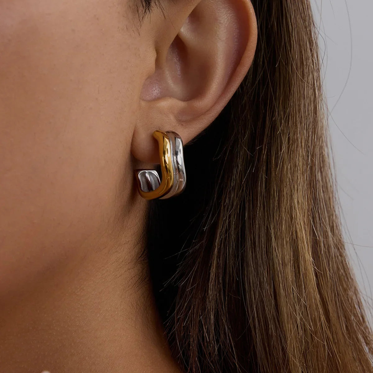 [Echo Fine]Double Curve Hoops