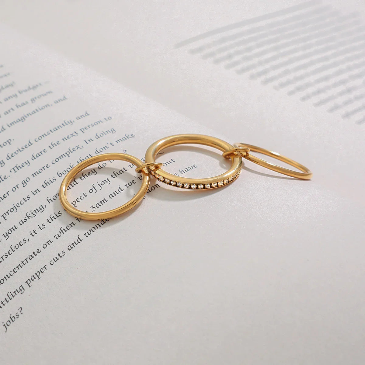 [Echo Fine]Divine Diamond Ring Stack