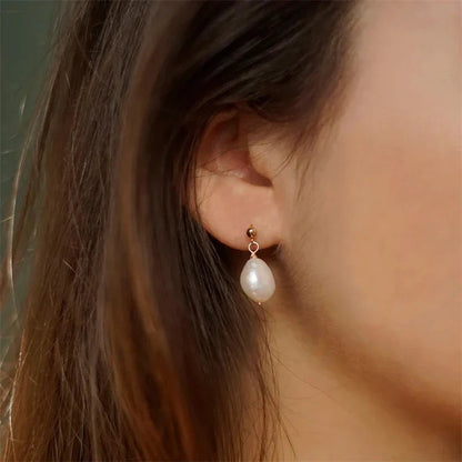 [Echo Fine]Gloria Freshwater Pearl Earrings