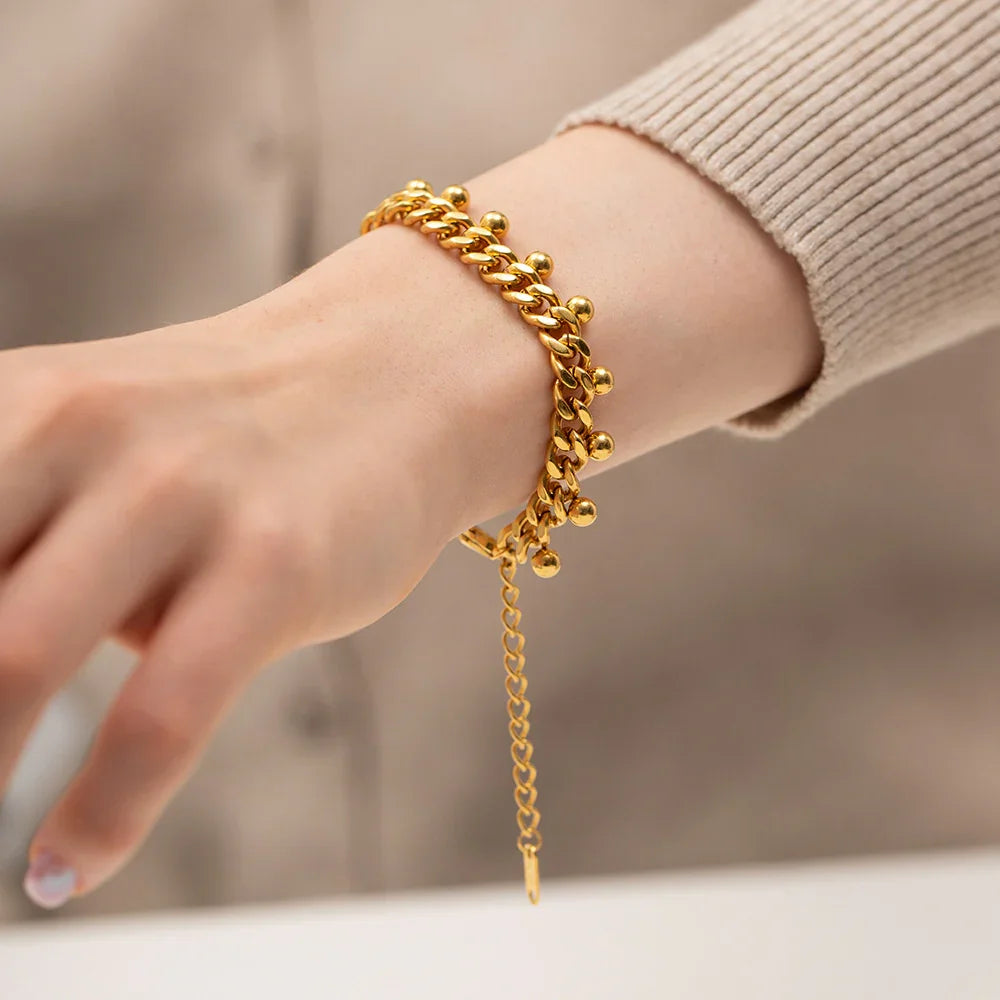 [Echo Fine]Felicity Gold Chain Bracelet