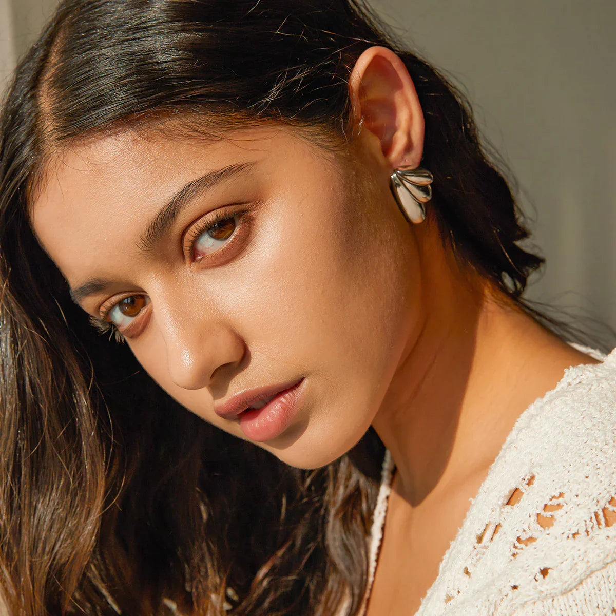 [Echo Fine]Saffron Gold Earrings