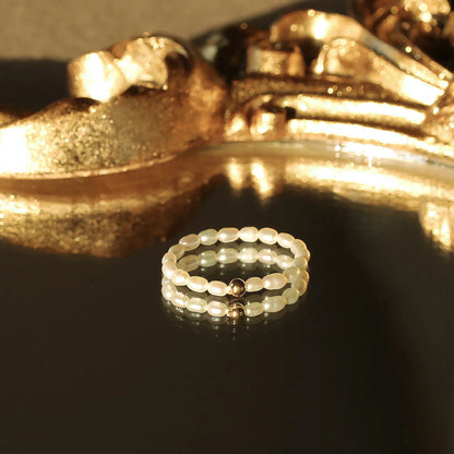 [Echo Fine]Aurora Pearl Band Ring