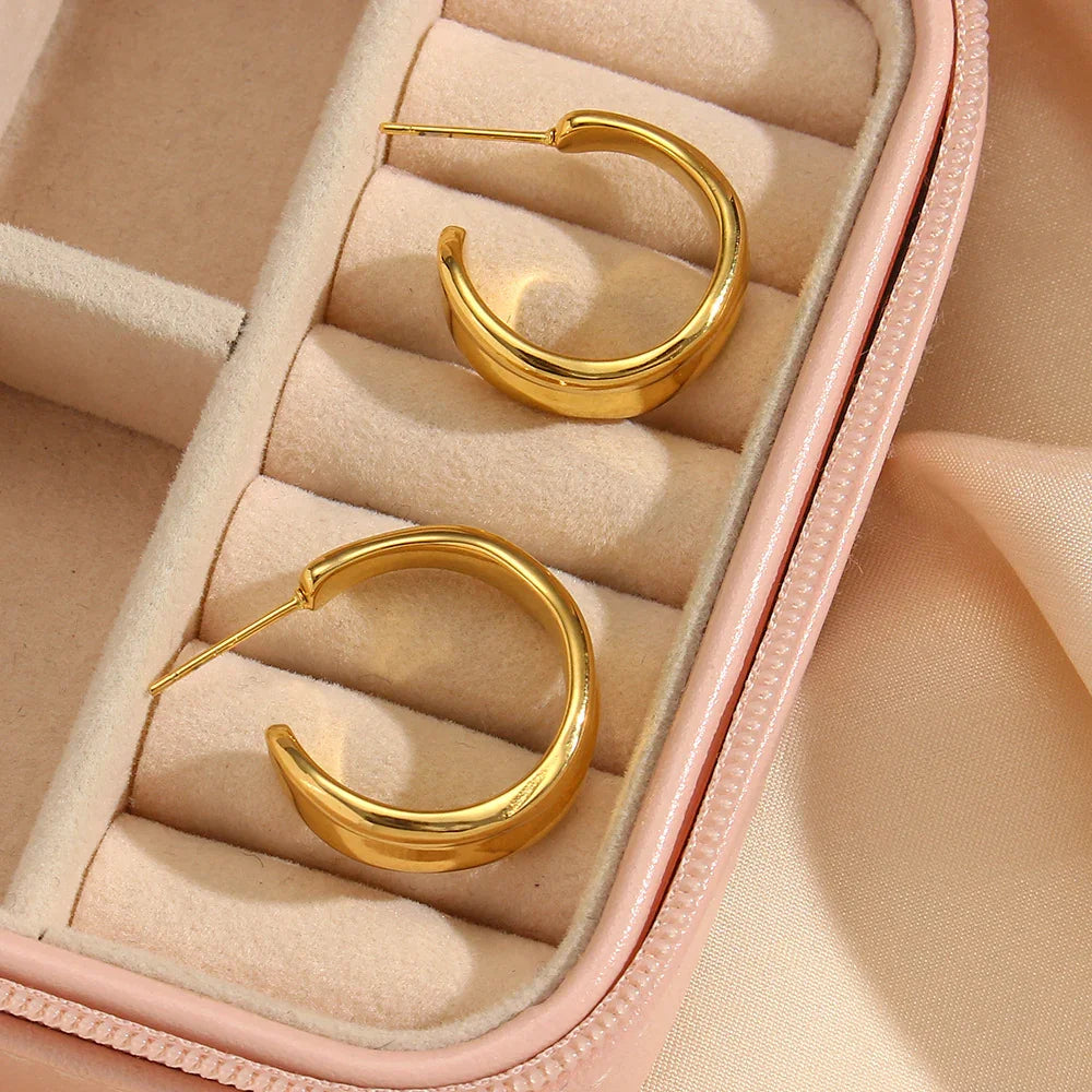 [Echo Fine]Emily Wave Earrings