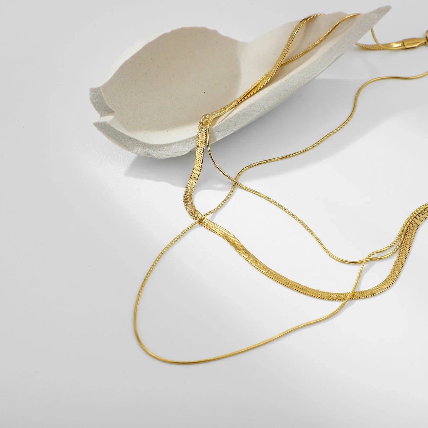 [Echo Fine]Zafina Gold Necklace