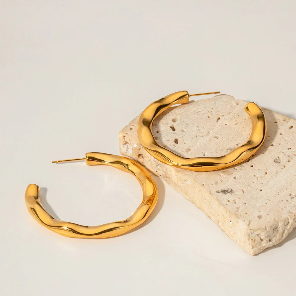 [Echo Fine]Riley Gold Earrings
