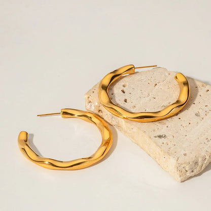 [Echo Fine]Riley Gold Earrings