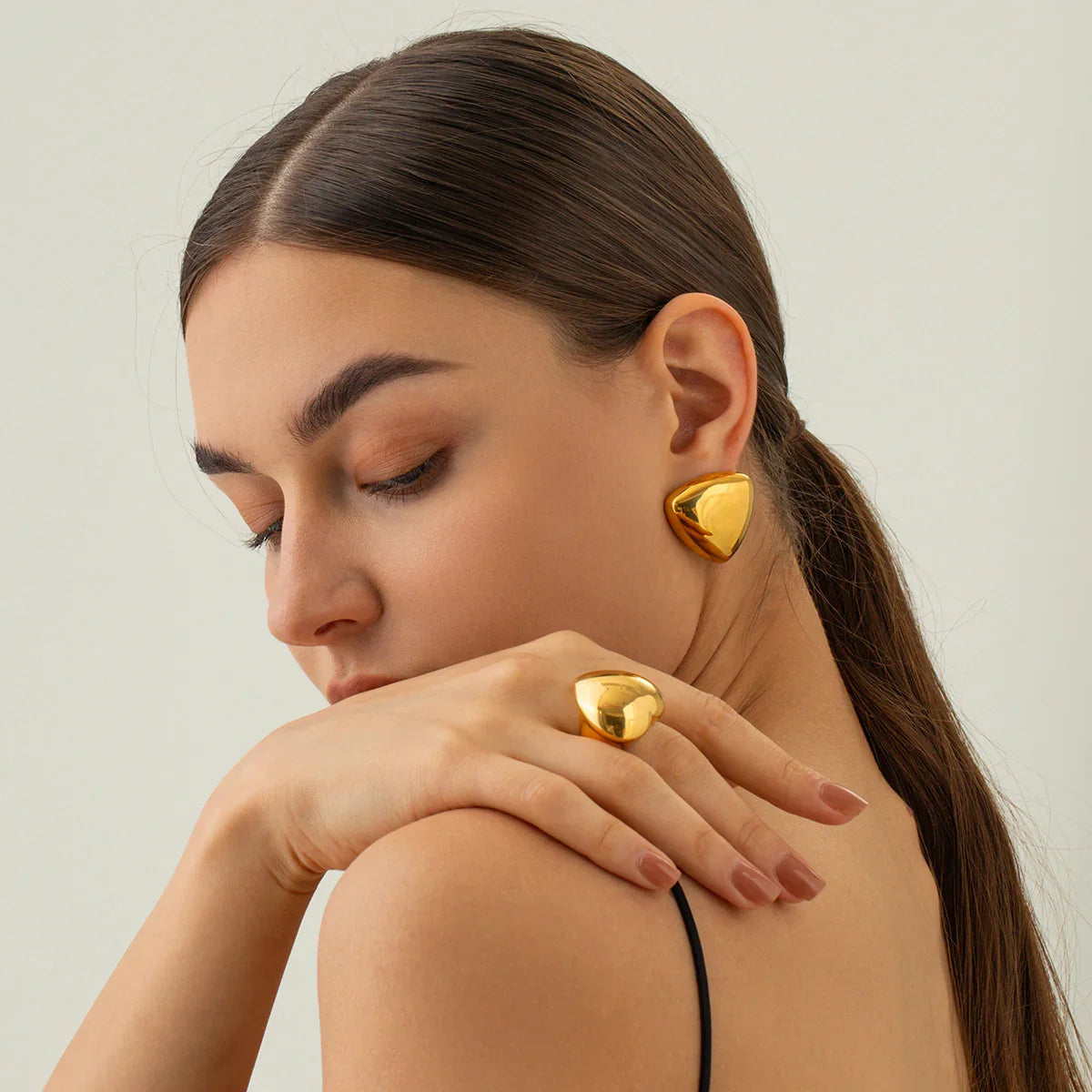 [Echo Fine]Reagan Gold Earrings