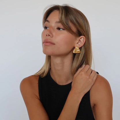 [Echo Fine]Brigitte Gold Earrings