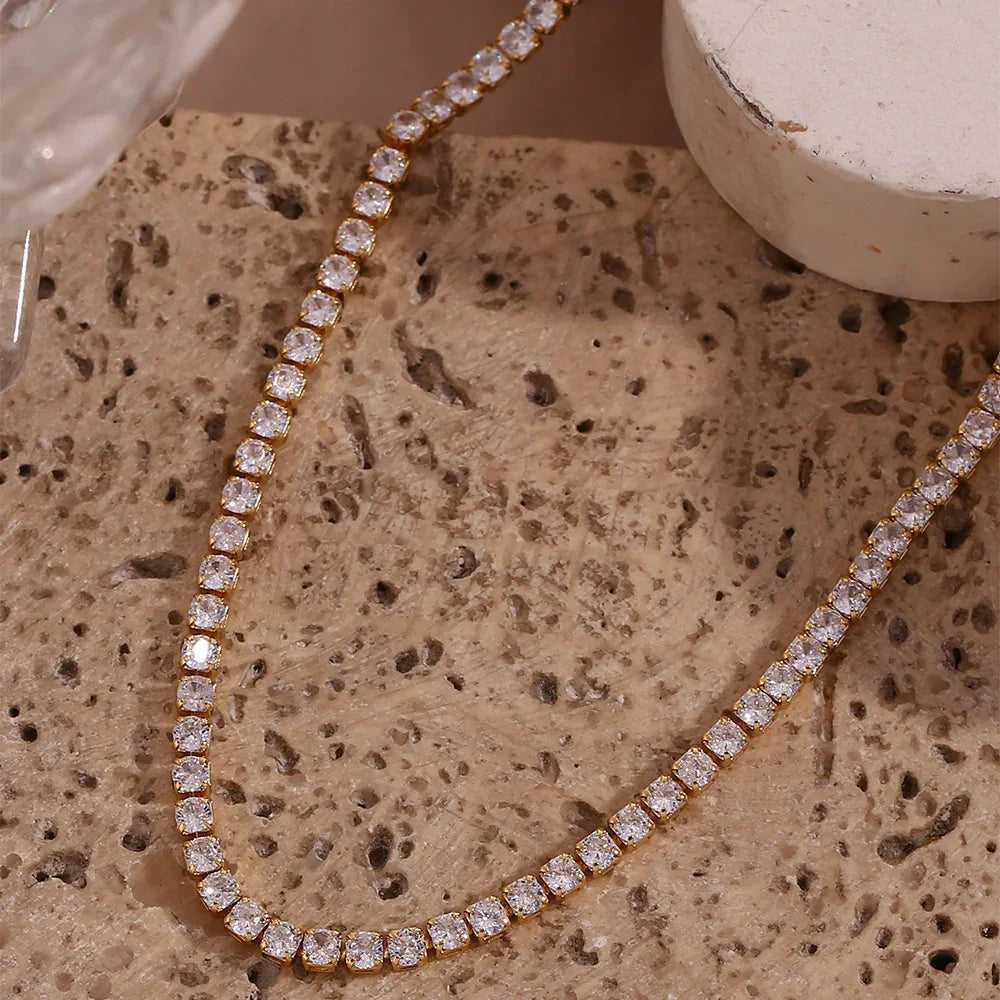 [Echo Fine]Isolde Diamond Tennis Necklace