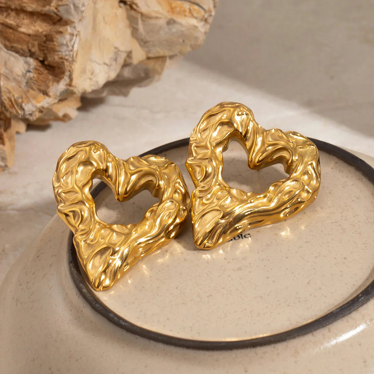 [Echo Fine]Helene Heart Earrings
