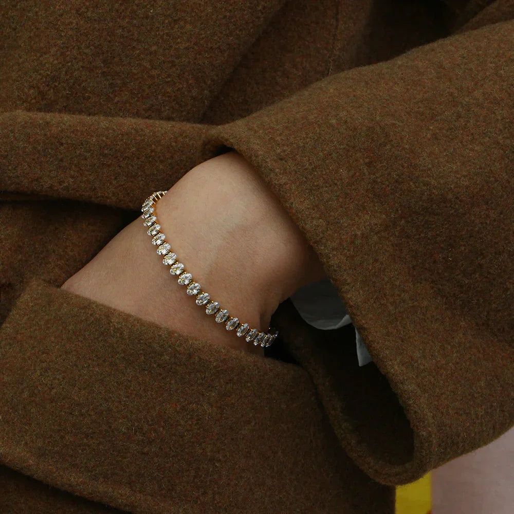 [Echo Fine]Wisteria Diamond Tennis Bracelet