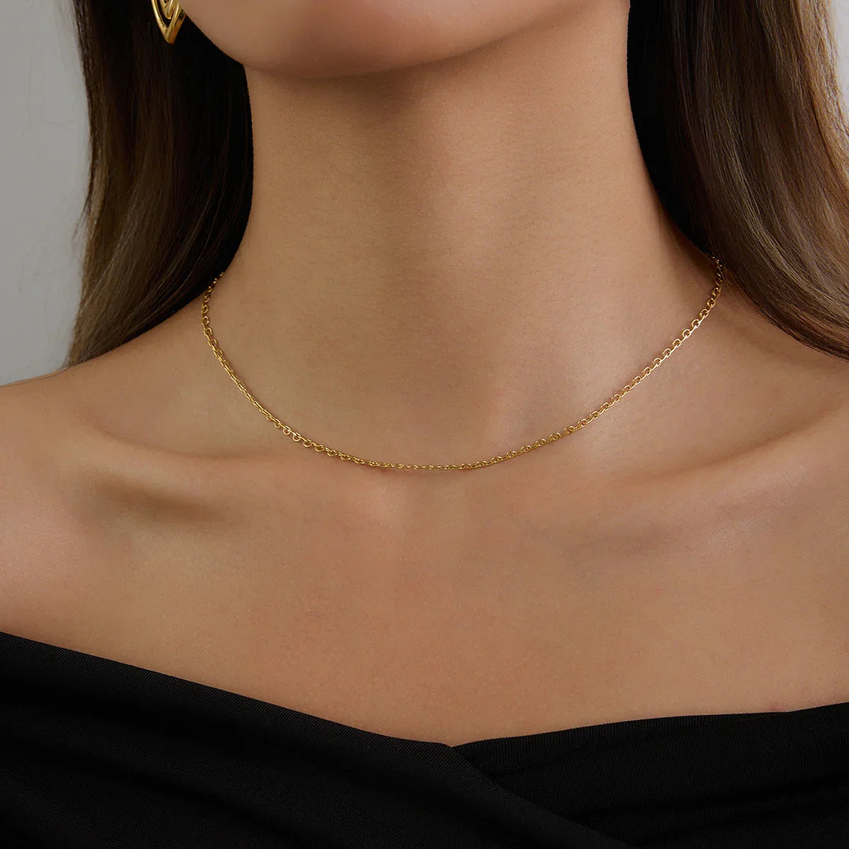 [Echo Fine]Loraine Gold Chain Necklace