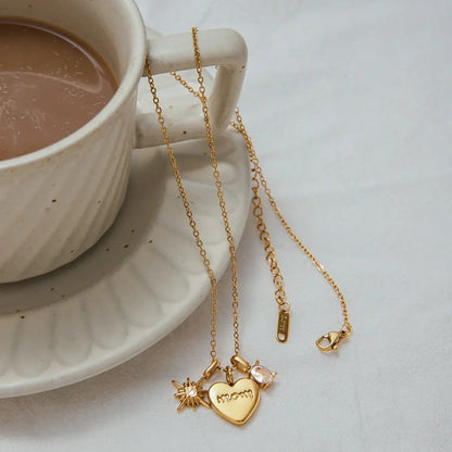 [Echo Fine]A Mother's Appreciation Gold Locket
