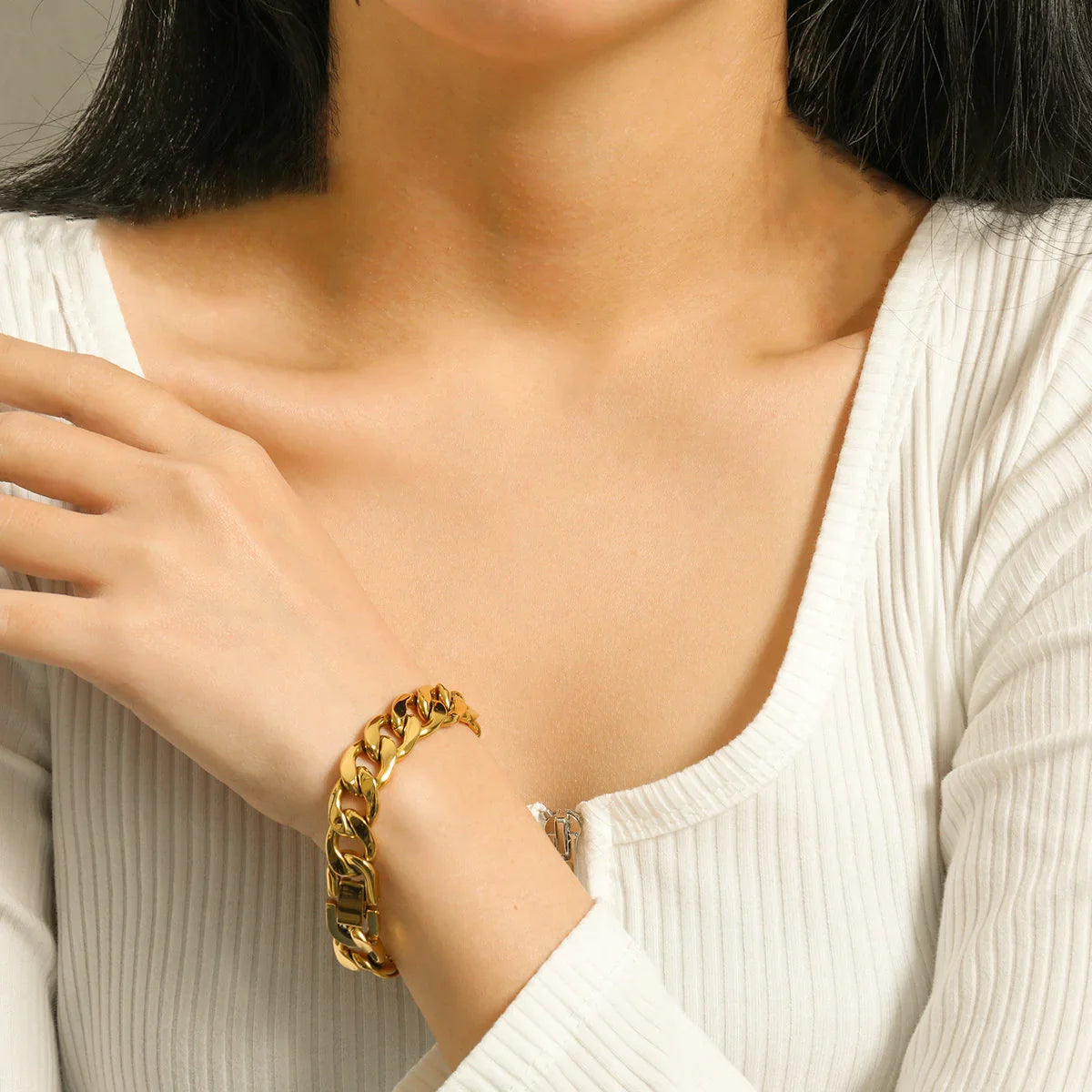 [Echo Fine]Kayle Gold Chain Bracelet