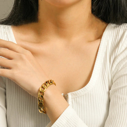 [Echo Fine]Kayle Gold Chain Bracelet