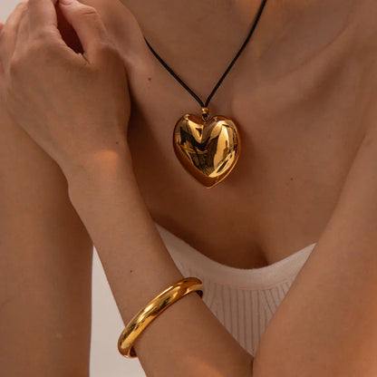 [Echo Fine]Ophelia Gold Heart Necklace