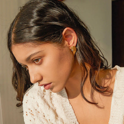[Echo Fine]Thalia Gold Earrings