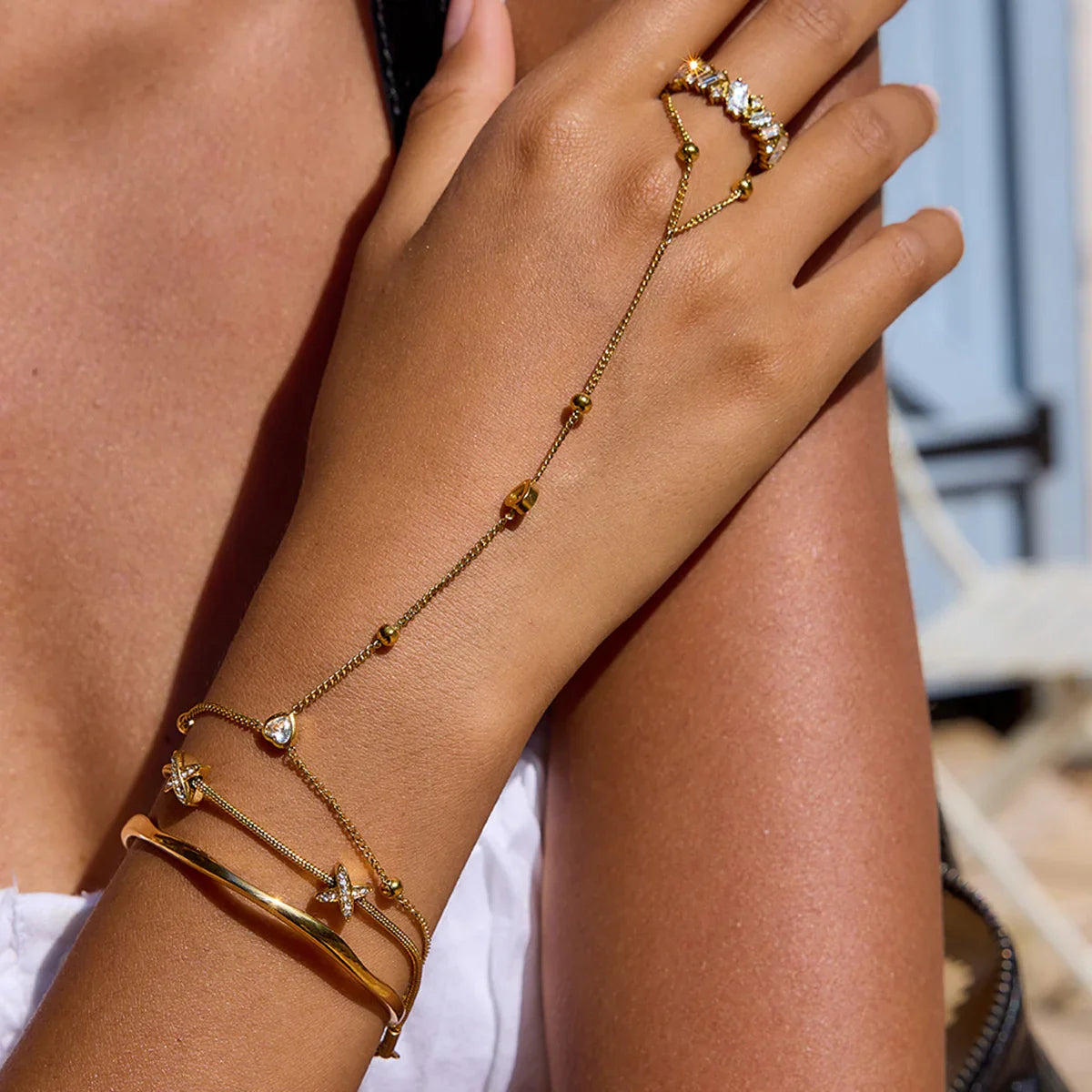 [Echo Fine]Haisley Gold Bangle