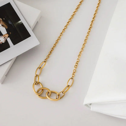 [Echo Fine]Renelle Gold Chain Necklace