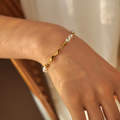 [Echo Fine]Dominique Freshwater Pearl Bracelet