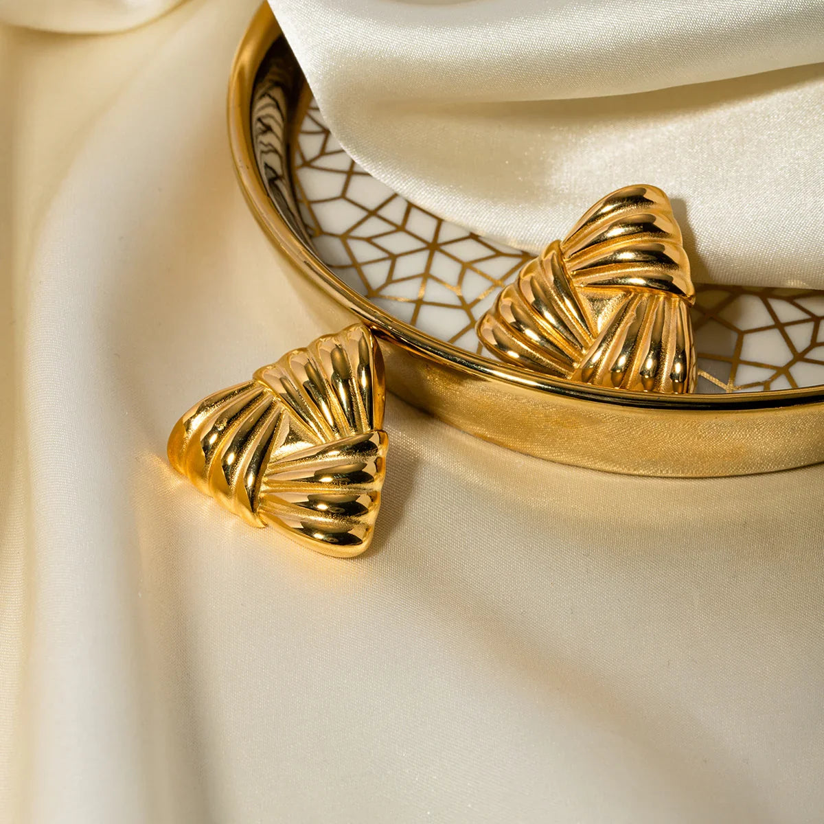 [Echo Fine]Brigitte Gold Earrings