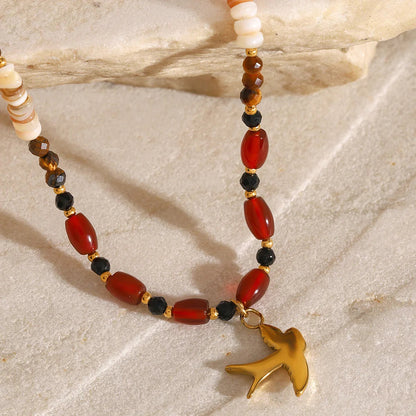 [Echo Fine]Sierra Tiger Eye Beads Necklace