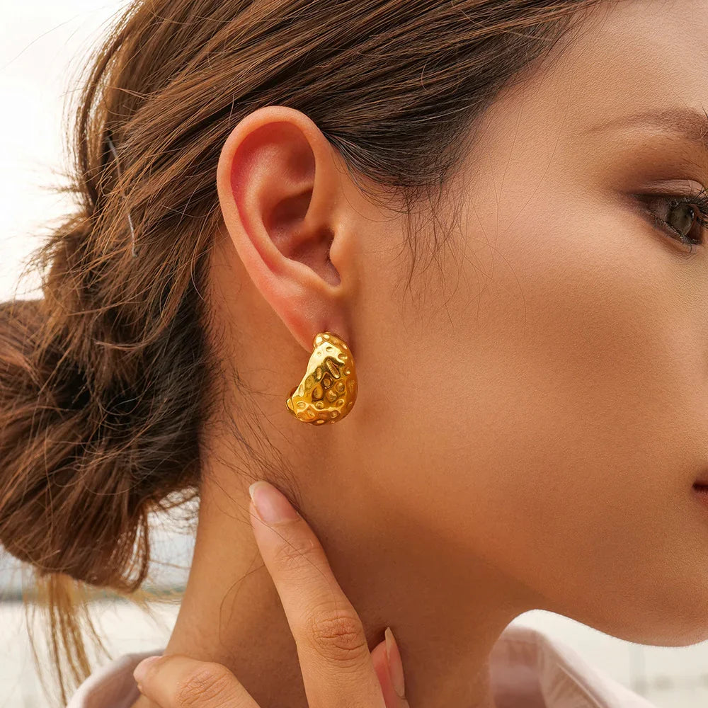 [Echo Fine]Eira Gold Earrings