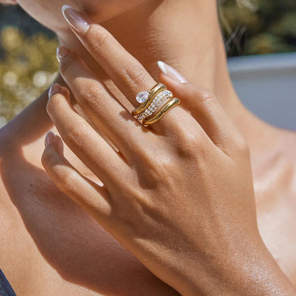 [Echo Fine]Noemi Curated Ring Stack Collection