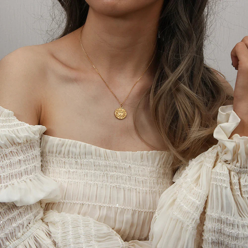 [Echo Fine]Soleil Gold Necklace