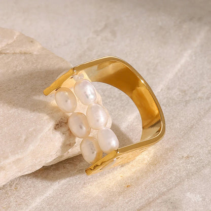 [Echo Fine]Elliana Pearl Ring