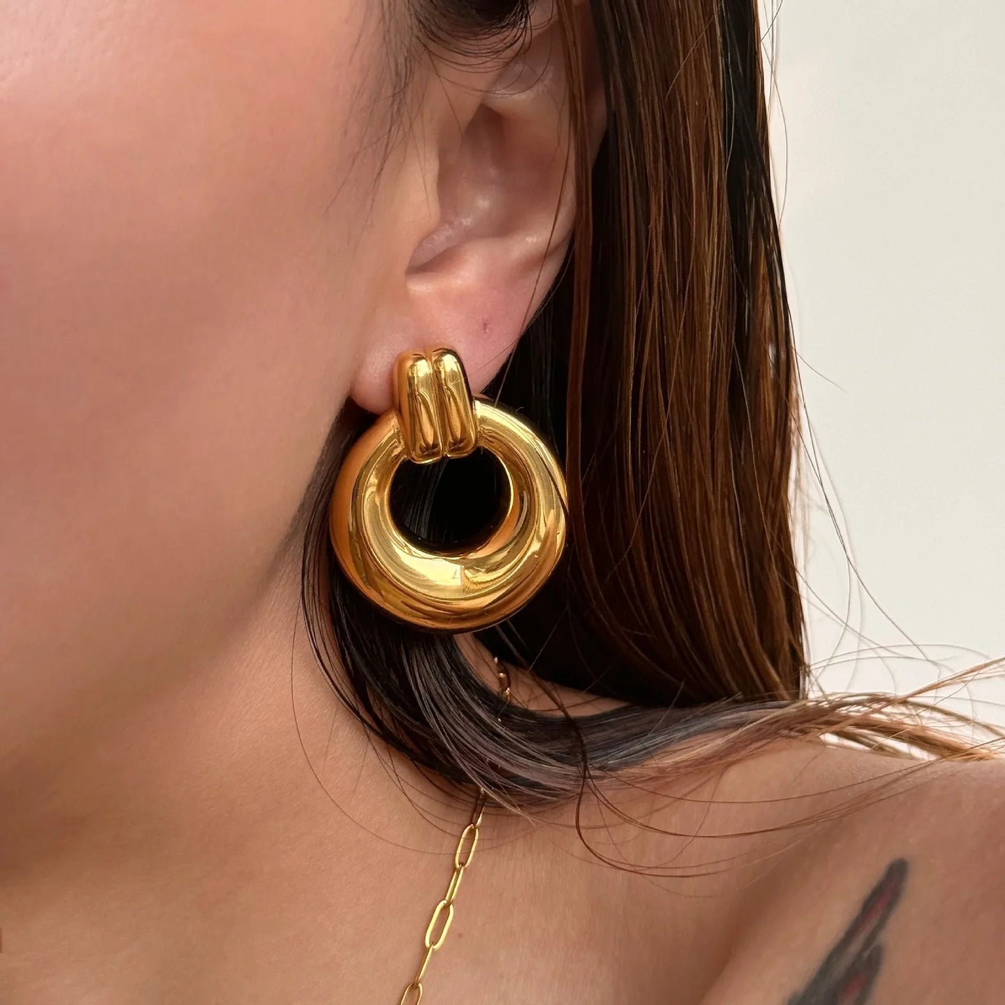 [Echo Fine]Lynora Gold Earrings