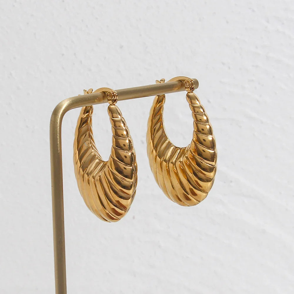 [Echo Fine]Camila Croissant Earrings