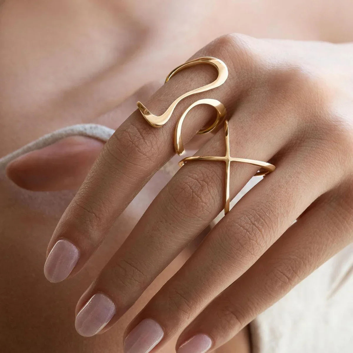 [Echo Fine]Mosaic Gold Ring